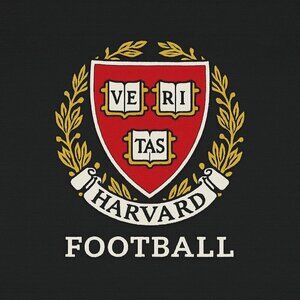 Harvard Football Zip Nylon Lined Jacket Forresters VERI TAS Size XL Fall Winter